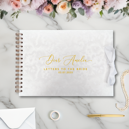 Dear Personalised Letters to the Bride A4 Scrapbook Album - Personalised