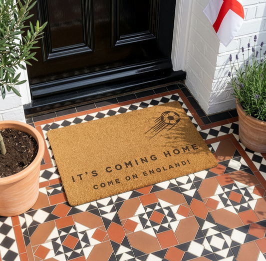 It's Coming Home England Doormat - World Cup Football Mat