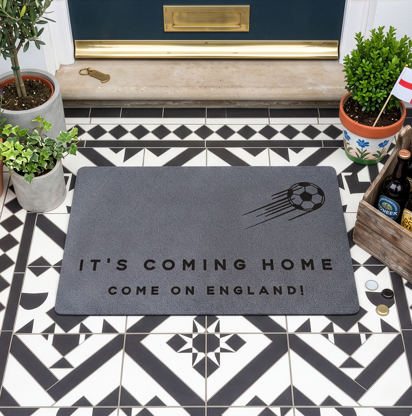 It's Coming Home England Doormat - World Cup Football Mat
