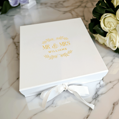 Mr & Mrs Wedding Gift Box - Multi Size - Personalised