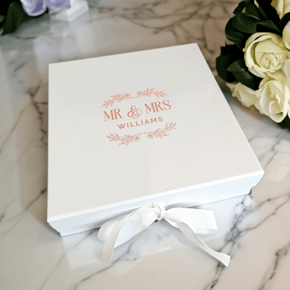 Mr & Mrs Wedding Gift Box - Multi Size - Personalised