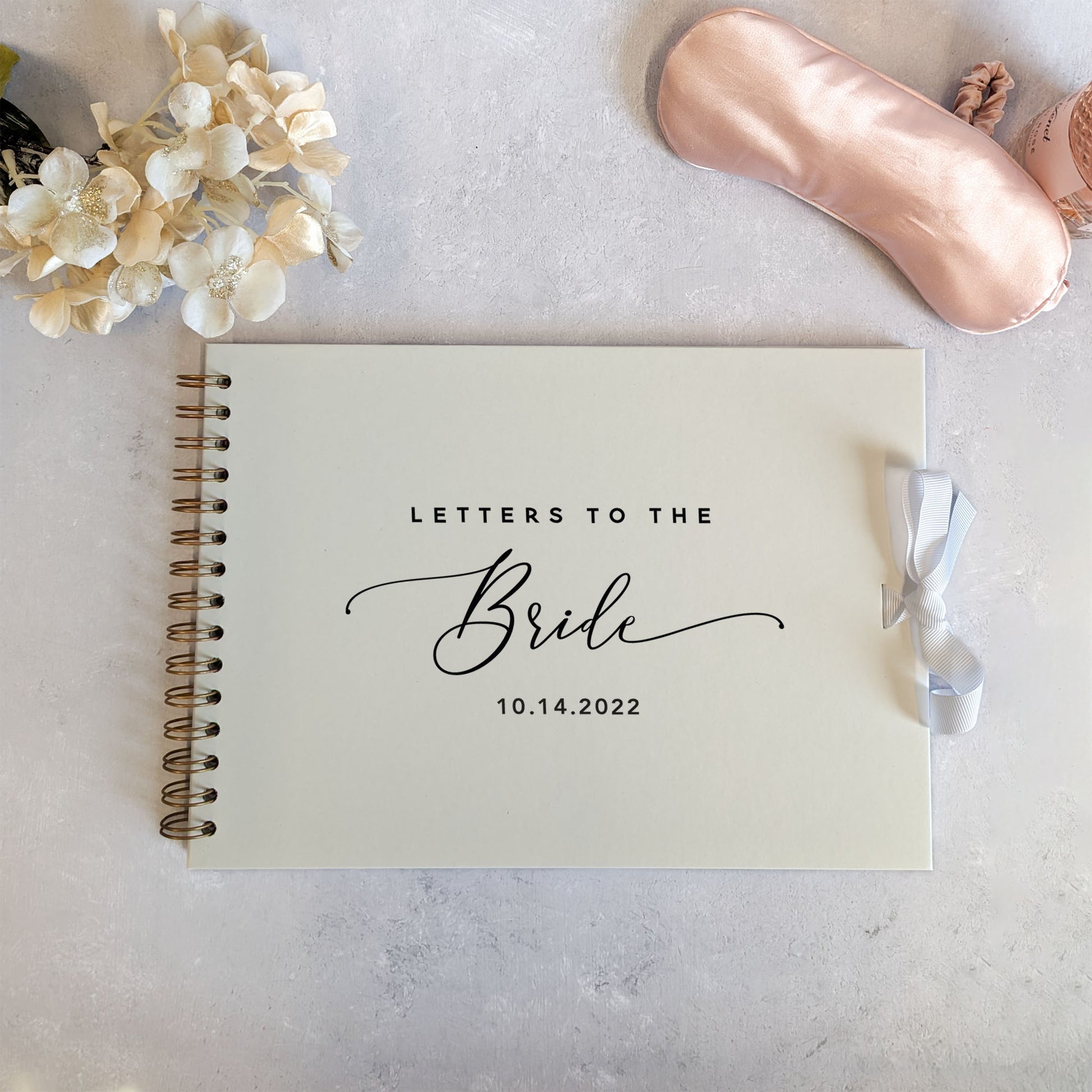 Personalised Letters To The Bride Scrapbook, Wedding Photo Album