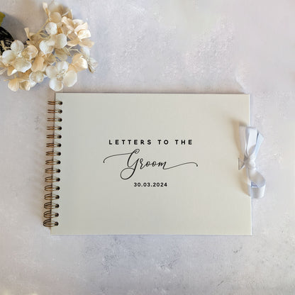 Letters to the Groom A4 Scrapbook Album - Personalised