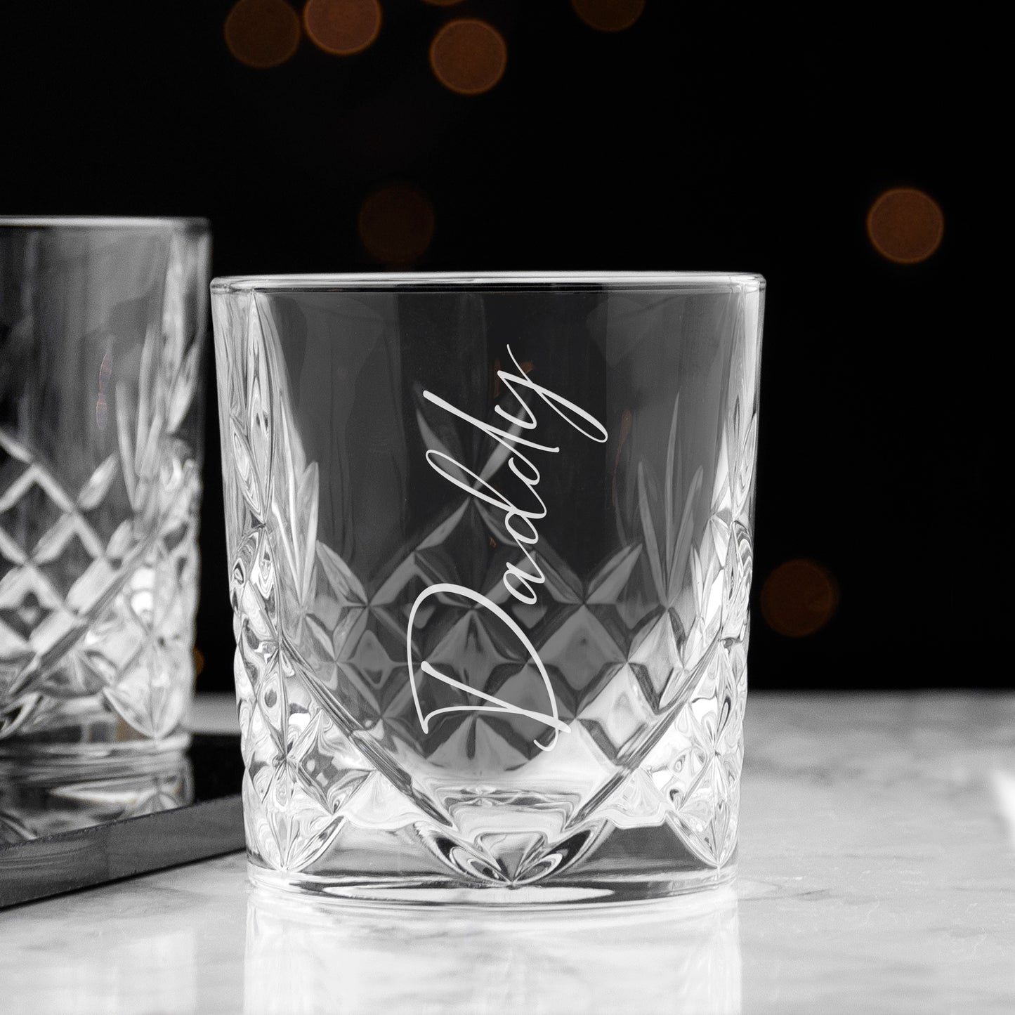 Crystal Whisky Tumbler - Personalised - Engraved