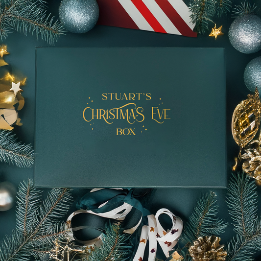 Personalised Christmas Eve Box- Multi Size - Personalised - Real Foil - Luxurious
