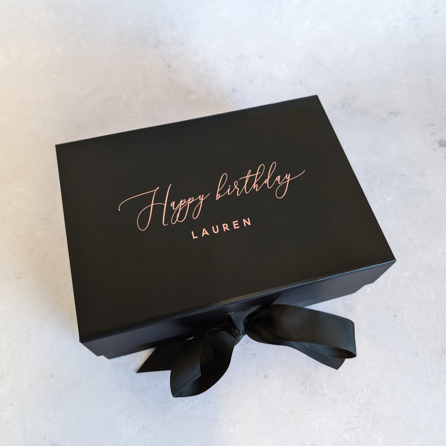 Personalised Happy Birthday or Anniversary Gift Box - Medium A5 Size