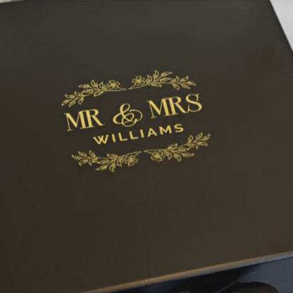 Mr & Mrs Wedding Gift Box - Multi Size - Personalised