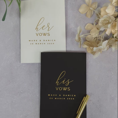 Vow Books -Set of 2 - A6