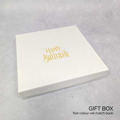 Personalised Scrapbook for Milestone Birthday - 8X8" Square