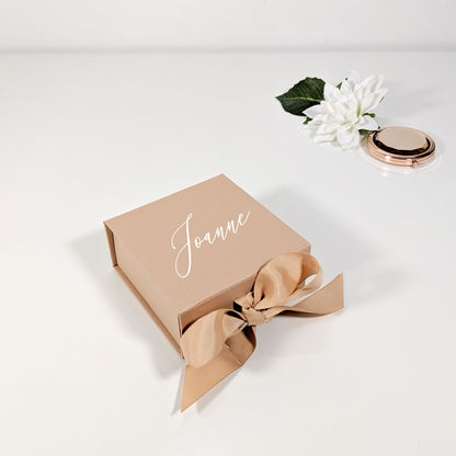 Personalised Gift Box - Small - Navy & Blush Pink