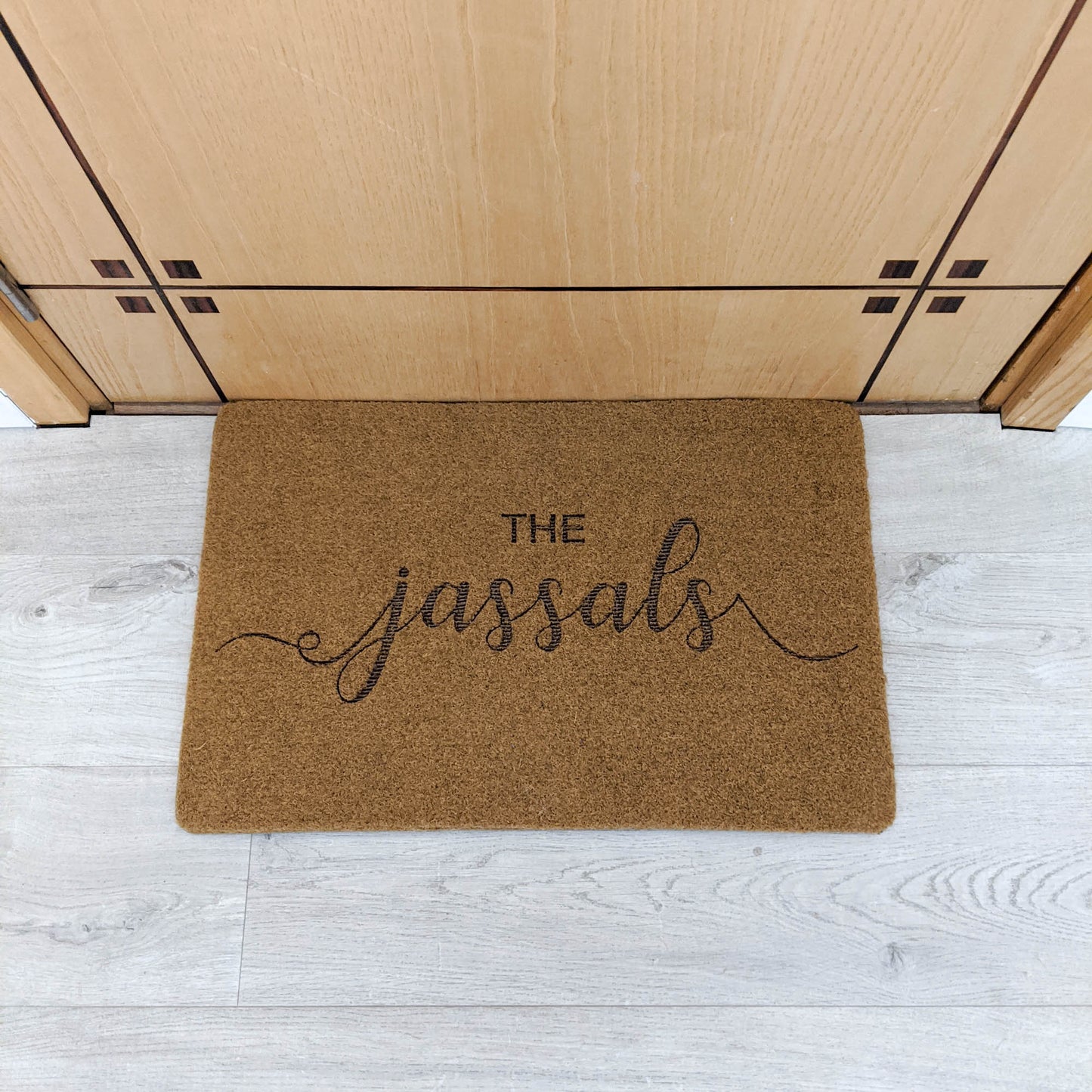 Personalised Doormat - Synthetic Weatherproof Coir for Outdoor or Indoor Use