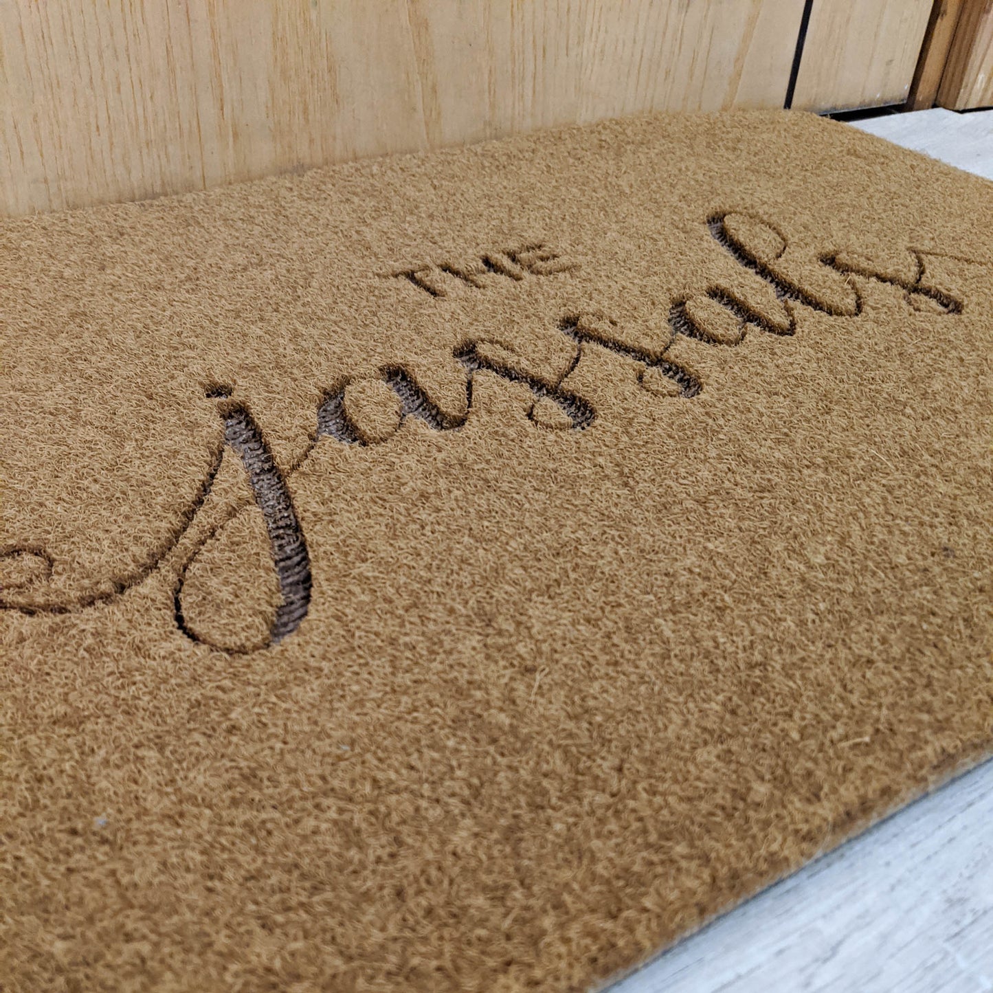 Personalised Doormat - Synthetic Weatherproof Coir for Outdoor or Indoor Use